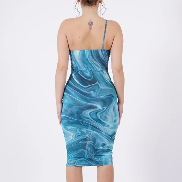 Skye Dress in Blue - Picture 3 of 11